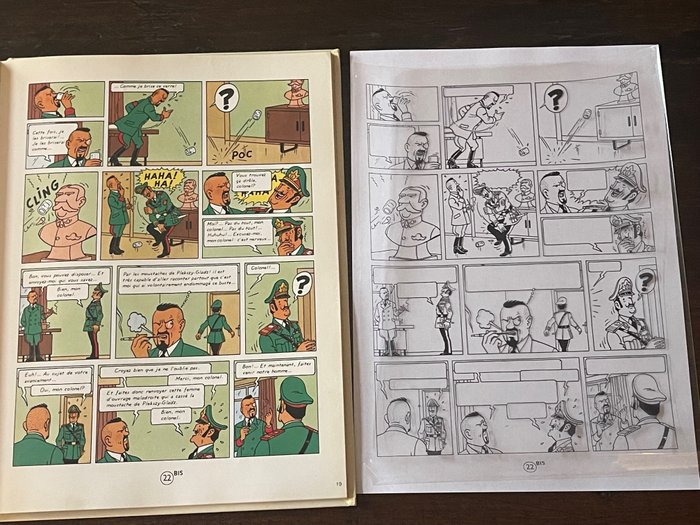 Tintin HS - Le Musée imaginaire de Tintin + cello - C - 1 Album - Første udgave - 1979