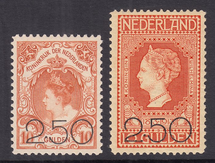 Holland 1920 - Klareringsproblem - NVPH 104/105