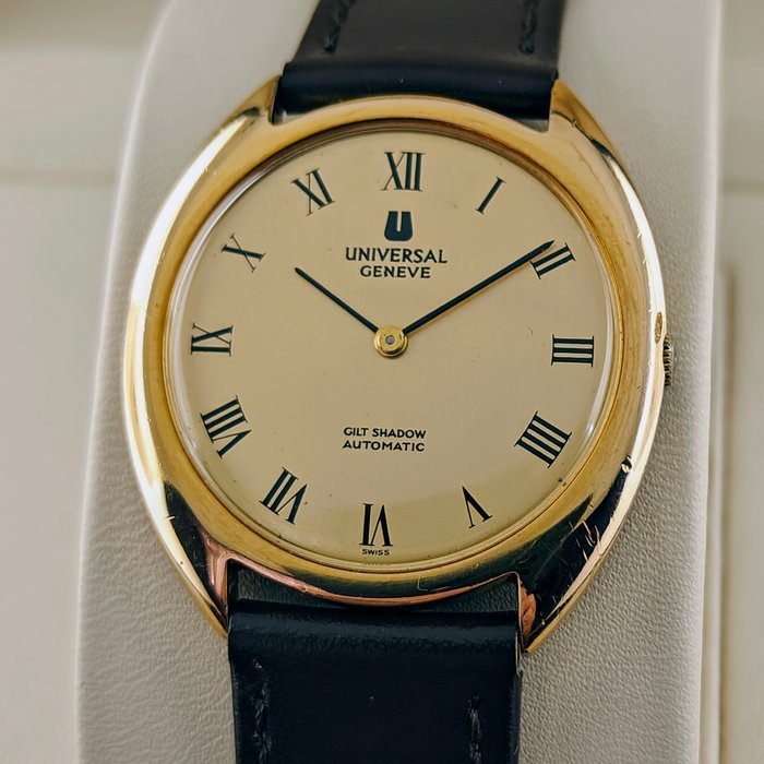 Universal Genève - Gilt Shadow "Micro-rotor" Automatic Vintage - 566101 - Mænd - 1970-1979