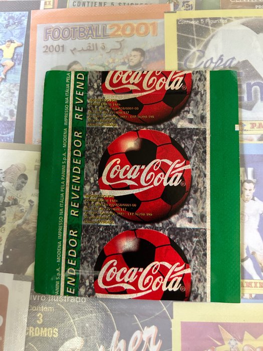 Panini - World Cup France 98 - Brasil Coca-Cola Green version - RARE - 1 Pack