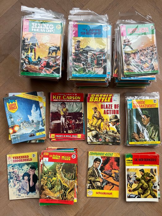 Lasso miniserie en diversen - Diverse titels - zie beschrijving - 136 Comic collection - 1958/1984