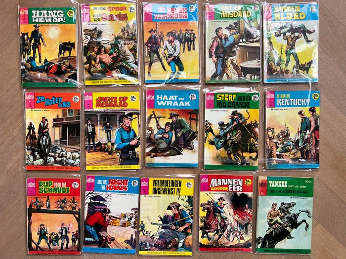 Lasso miniserie en diversen - Diverse titels - zie beschrijving - 136 Comic collection - 1958/1984