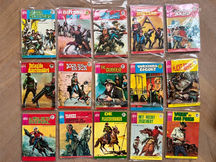 Lasso miniserie en diversen - Diverse titels - zie beschrijving - 136 Comic collection - 1958/1984