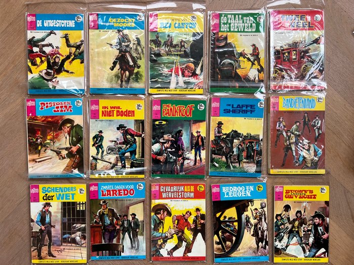 Lasso miniserie en diversen - Diverse titels - zie beschrijving - 136 Comic collection - 1958/1984