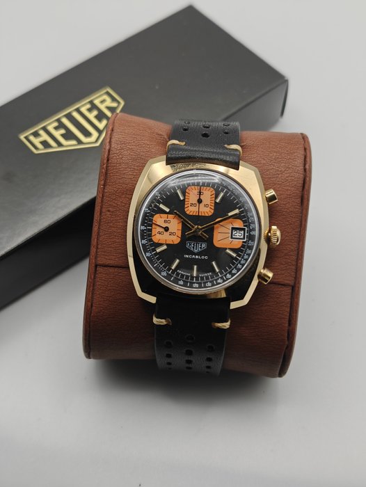 Heuer - Chronograph - Incabloc - mit Datum - Handaufzug - Mænd - 1970-1979