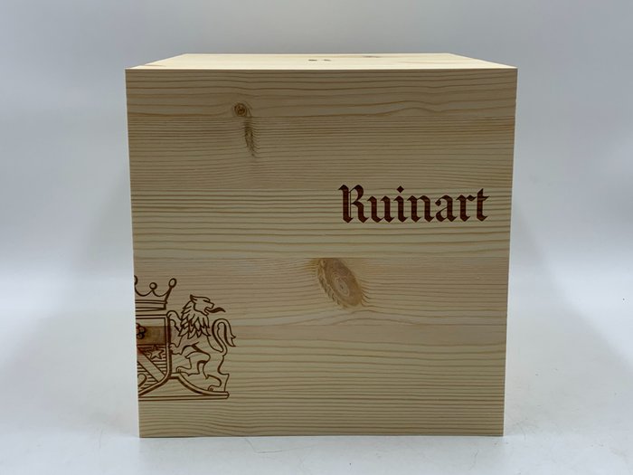 Ruinart Caisse Cave - Brut - 2016 - Rosé - Blanc De Blancs - Champagne - 4 Flasker (075 L)