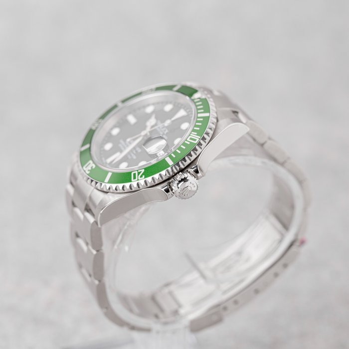 Rolex - Submariner Date 'Kermit' - 16610LV - NOS  Full Stickers - Mænd - 2005