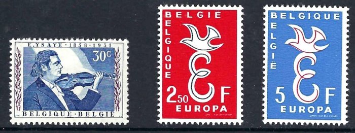 Belgien 1958/1959 - 2 komplette bind - OBP/COB 1046/1120