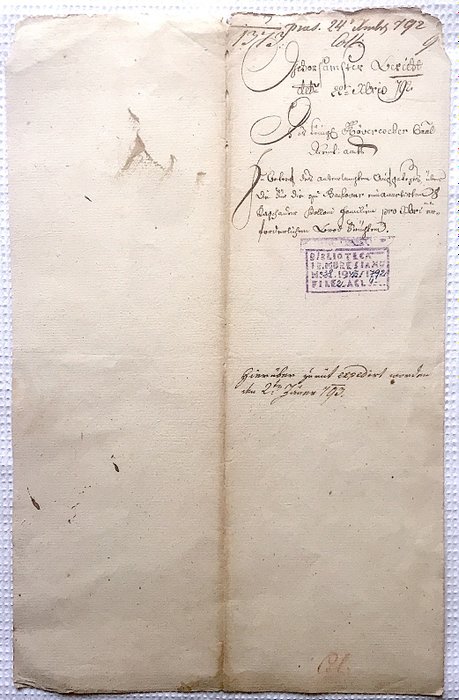 Königlich Ungarische Finanz - 3 Schriftstücke, Kolonisten in Ober-Ungarn und Banat. Slowakei, Rumänien. Papiersiegel - 1792