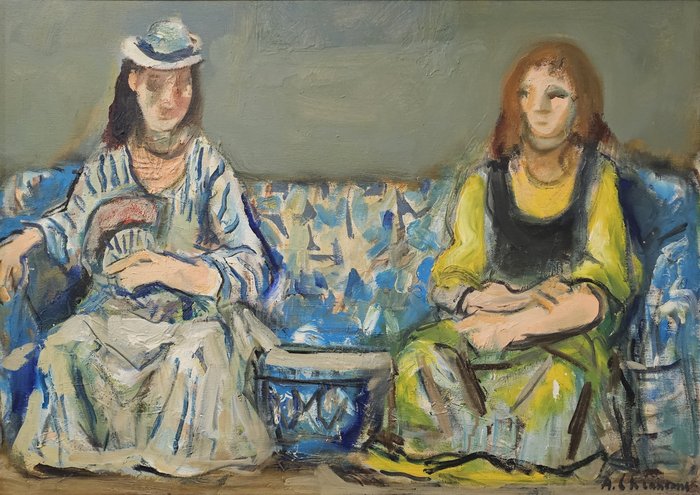 Alberto Chiancone (1904-1988) - Le amiche