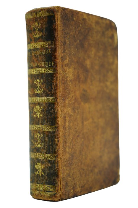 Laurent Échard / Vosgien - Dictionnaire de poche, géographique ou description des Républiques, Royaumes, Provinces, Villes, - 1801