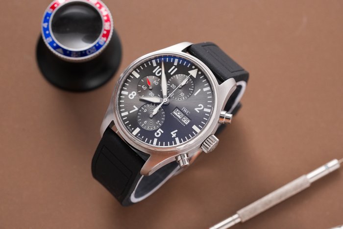 IWC - Pilot Chronograph Spitfire Grey Dial - IW377719 - Mænd - 2011-nu