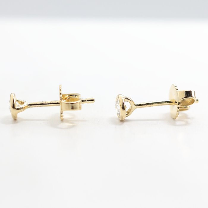 Tiffany  Co. - Øreringe - Diamonds by the Yard Earrings - 18 kraat Gulguld