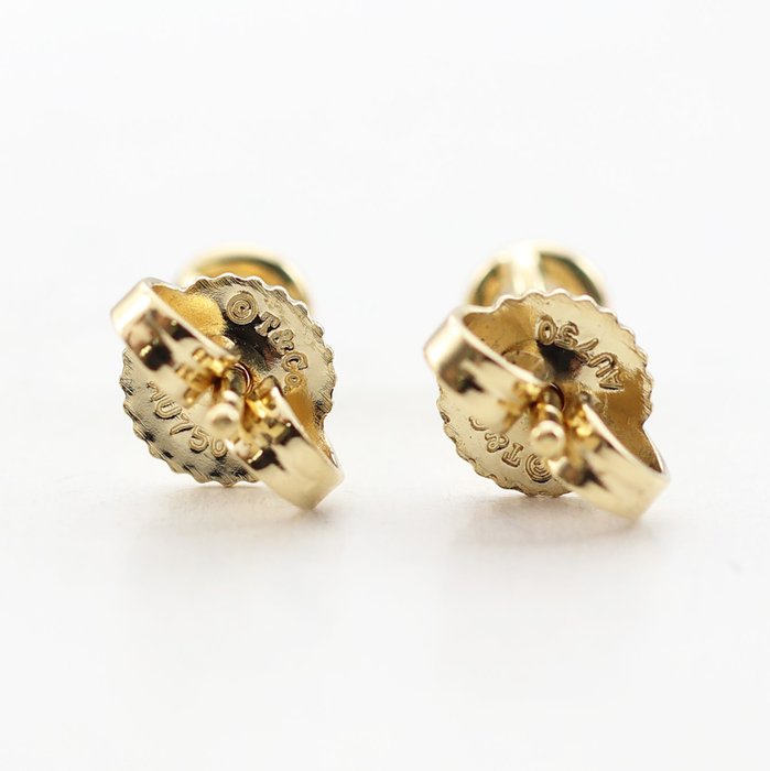 Tiffany  Co. - Øreringe - Diamonds by the Yard Earrings - 18 kraat Gulguld