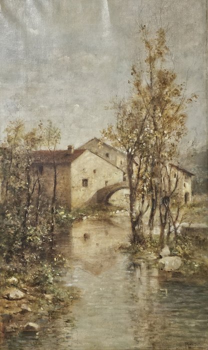 Paolo Sala (1859-1924) - Sul fiume