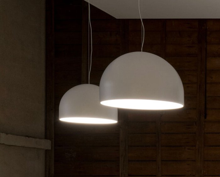 Flos - Michael Anastassiades - Hængende lampe - My Dome (hvid) - Aluminium Plast