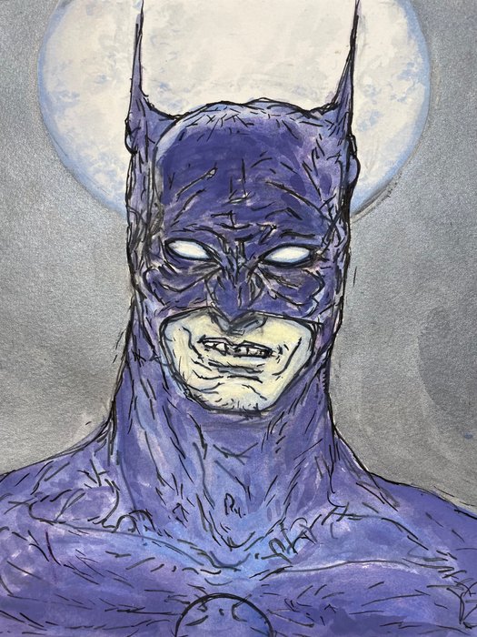 Amano, Yoshitaka - 1 Original colour drawing - Batman