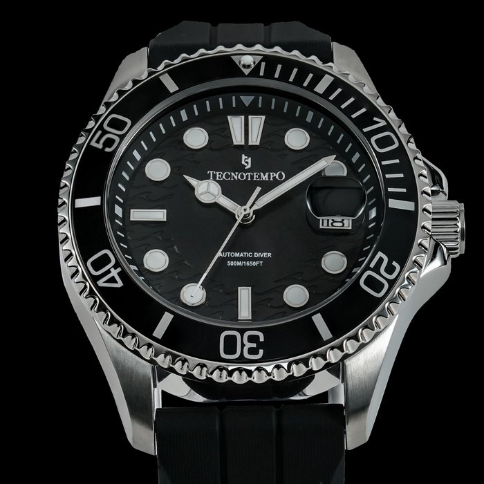 Tecnotempo -  Diver 500M/1650ft WR - Automatic - Black Edition - - Ingen mindstepris - TT.500.DB - Mænd - 2011-nu