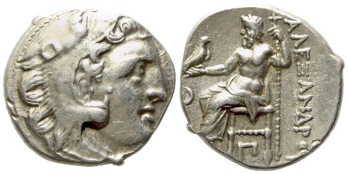 Makedonien. Alexander III (336-323 f.Kr.). Drachm Kolophon, ca 310-301 BC