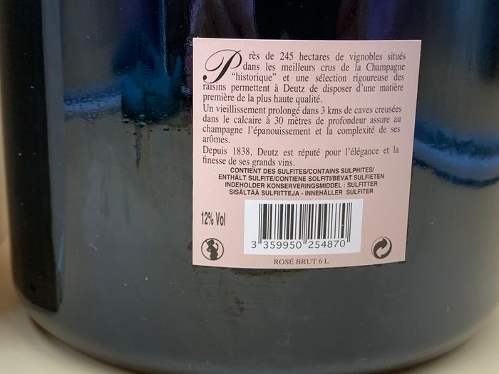 Deutz - Champagne Rosé - 1 Imperial (6,0 L)