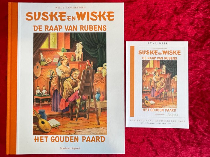 Suske en Wiske Middelkerke/Standaard uitgaven luxe - De raap van Rubens - Het gouden paard - 1 Album - Begrænset og nummereret udgave - 2006