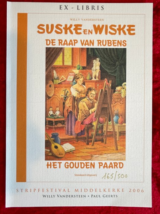 Suske en Wiske Middelkerke/Standaard uitgaven luxe - De raap van Rubens - Het gouden paard - 1 Album - Begrænset og nummereret udgave - 2006