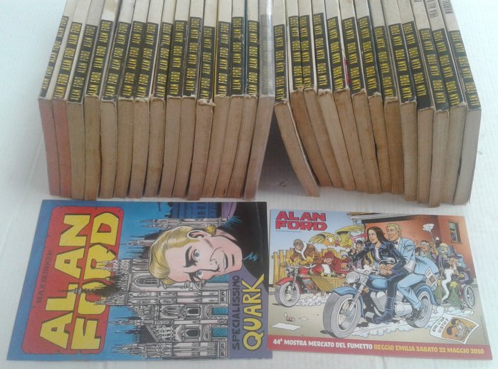 Alan Ford - Fascia 119/149 + due gadget - 30 Comic - Første udgave - 1992