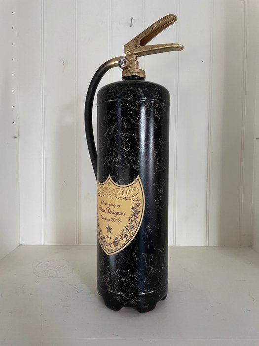 Roman180 (1999) - Fire Extinguisher “Dom Perignon Black and Gold Marble”