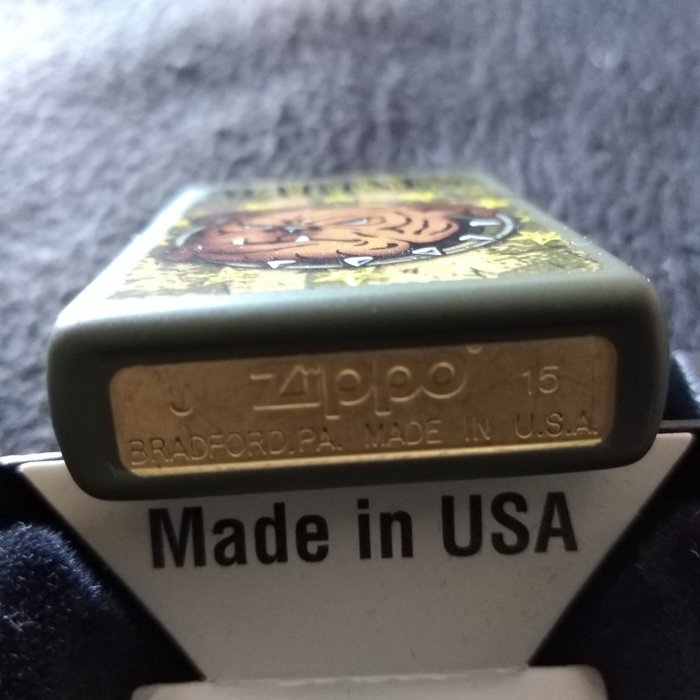 Zippo - US MARINES CORPS - "PITBULL" - US Navy - Collectible windproof lighter - new - Lommelighter - Stål (rustfrit)