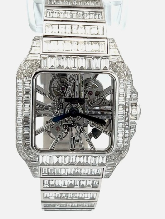 Cartier - Santos de Cartier 'Skeleton Diamonds' - Mænd - 2020+