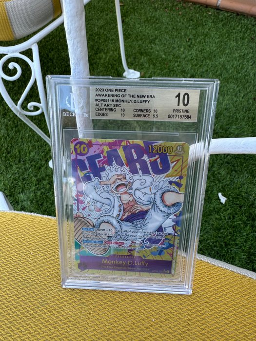 Bandai - 1 Card - Luffy Secreta - One Piece carta secreta OP05 BGS 10