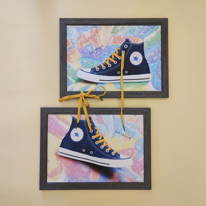 Anita Venturini - POP BLUE CONVERSE ALL STAR