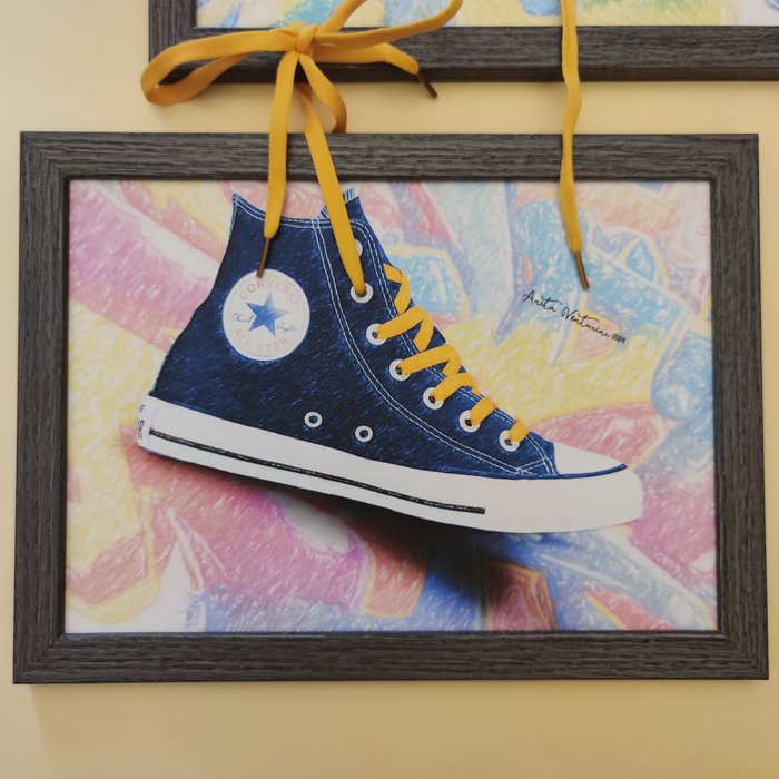 Anita Venturini - POP BLUE CONVERSE ALL STAR