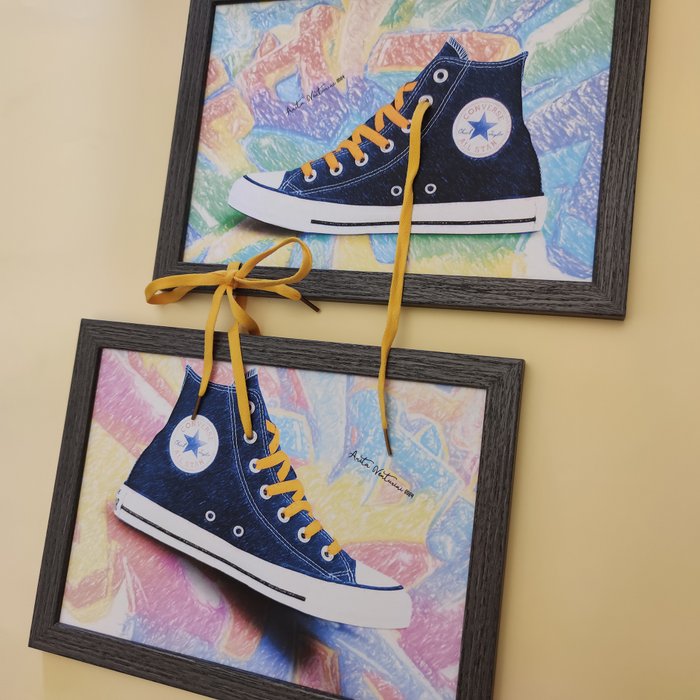 Anita Venturini - POP BLUE CONVERSE ALL STAR