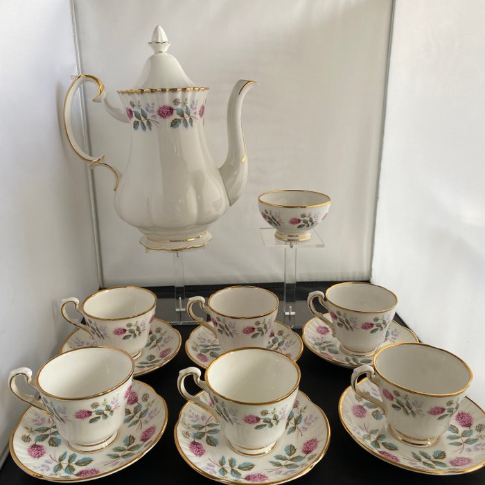 Royal Sutherland H M - Tepotte (8) - Porcelæn - Te/sukker/6 kopper/underkopper