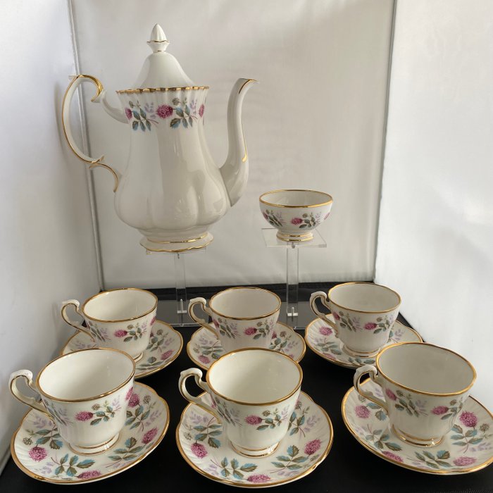 Royal Sutherland H M - Tepotte (8) - Porcelæn - Te/sukker/6 kopper/underkopper