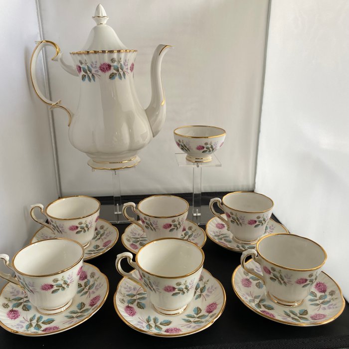 Royal Sutherland H M - Tepotte (8) - Porcelæn - Te/sukker/6 kopper/underkopper