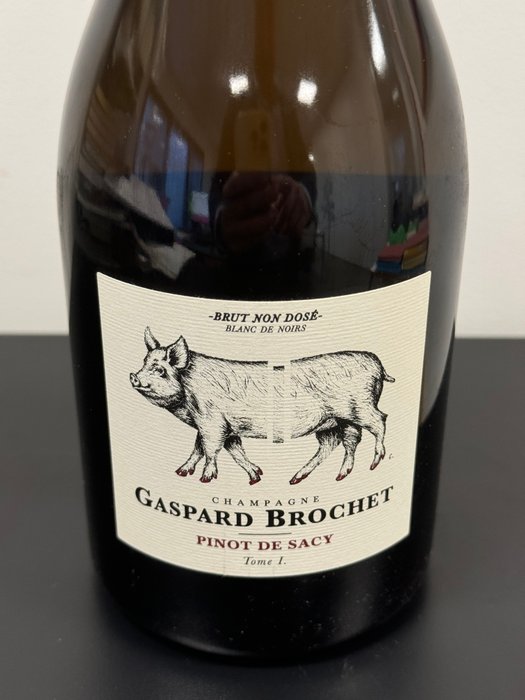 Gaspard Brochet, Pinot de sacy Tome 1 cochon - Champagne - 1 Flaske (0,75L)