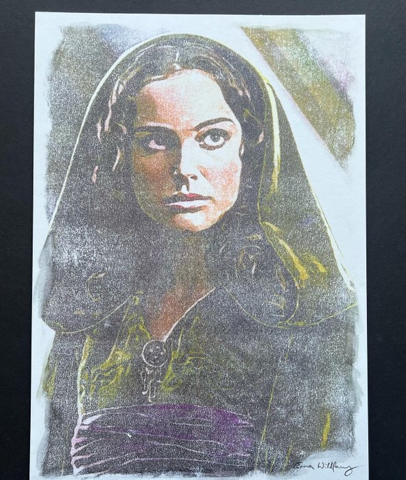 Wildfang Emma - 2 Original colour drawing - Star Wars - Padme Amidala "Natalie Portman" / Zielender