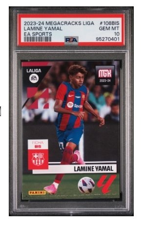 2023/24 - Panini - Megacracks - Lamine Yamal - #108 BIS - 1 Graded card - PSA 10