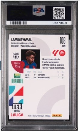 2023/24 - Panini - Megacracks - Lamine Yamal - #108 BIS - 1 Graded card - PSA 10