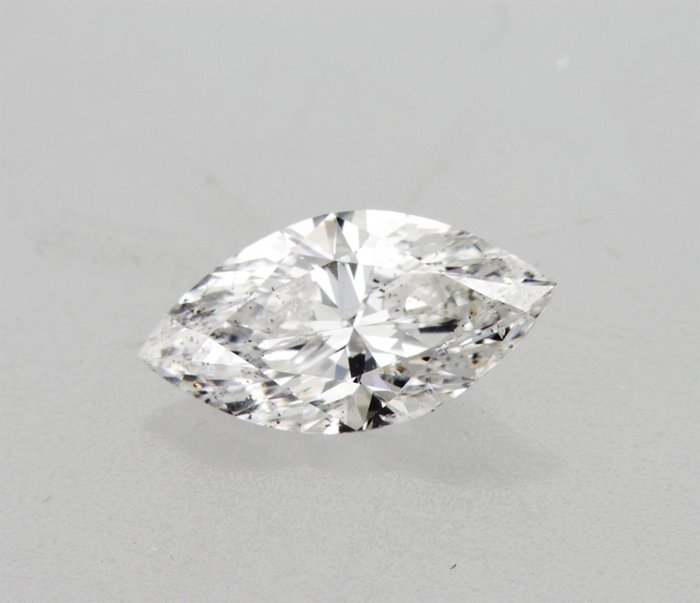 1 pcs Diamant  (Natur)  - 1.02 ct - Marquise - E - SI2 - International Gemological Institute (IGI) - g38