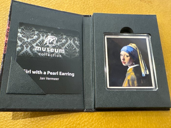 Cook-øerne 1/4 Dollar 2015 Jan Vermeer - Girl with a Pearl Earring  (Ingen mindstepris)