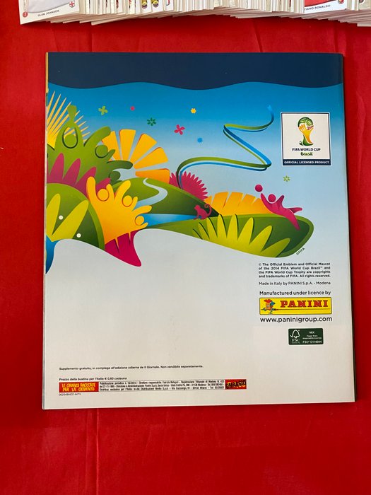 Panini - World Cup Brasil 2014 - Empty album + complete loose sticker set