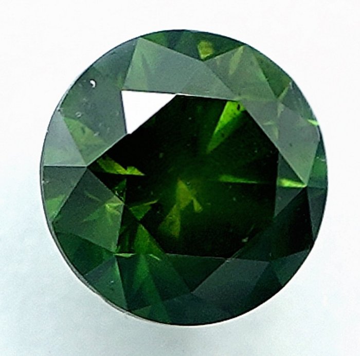 1 pcs Diamant  (Farvebehandlet)  - 0.65 ct - I1 - International Gemological Institute (IGI)