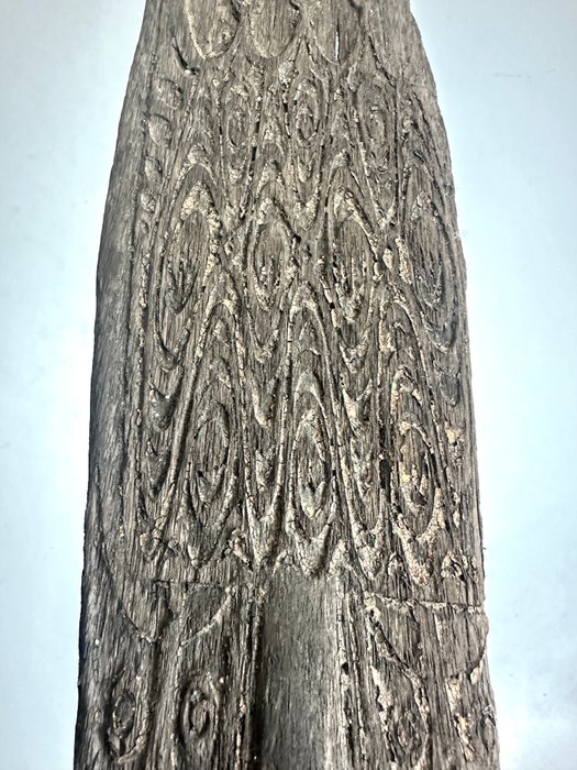 Arkæologisk fund fra bunden af Lake Sentani - dajung - Vest Papua  (Ingen mindstepris)