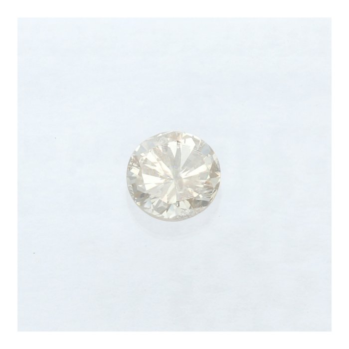 Ingen mindstepris - 1 pcs Diamant  (Natur)  - 0.18 ct - Rund - I2 - International Gemological Institute (IGI)