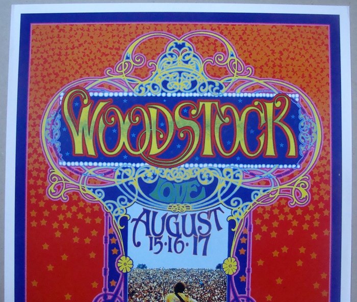 Woodstock  Related - Litografi - 2013 - Håndunderskrevet