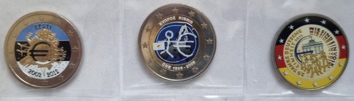 Europa. 2 Euro 2004/2015 (20 verschillende)  (Ingen mindstepris)