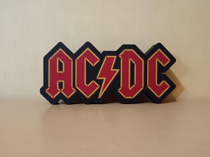 Lysskilt - AC/DC - Fan lavet - Plast